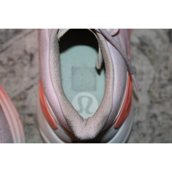 Lululemon Blissfeel Womens Running Shoe Pink Peony Sunset Alpine White size 9 - Picture 4 of 9